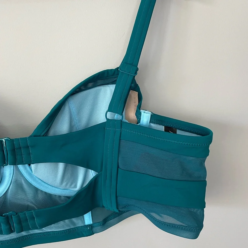 Adore me NWT mesh panel bikini top - Picture 7 of 11